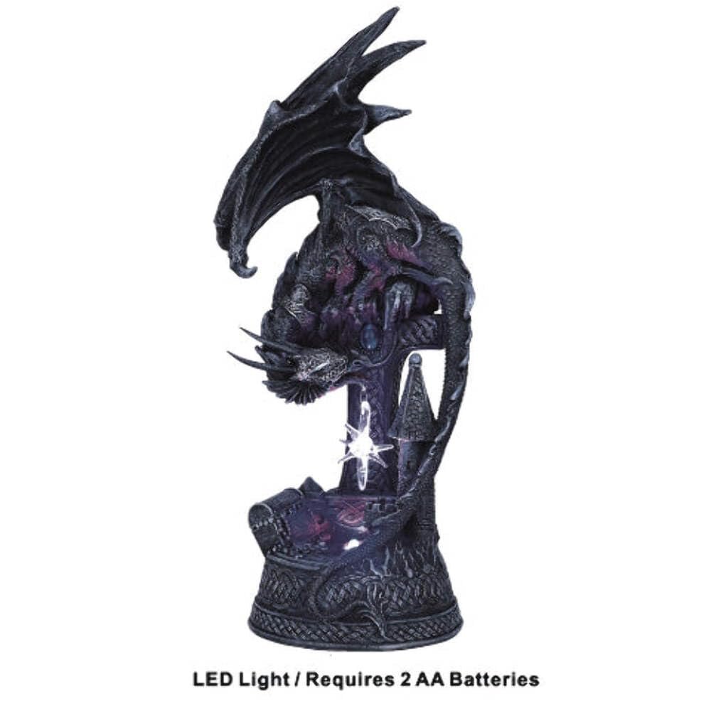 StealStreet SS-G-71224 Dragon with Lighting LED Crystal Ball Collectible Figurine Statue Model