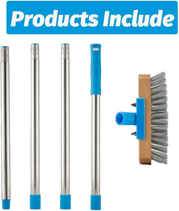 YONILL Stainless Steel Deck Scrub Brush