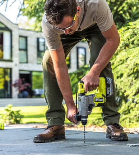 Ryobi R18SDS-0 18V ONE+ Cordless 4-Mode SDS+ Drill (Battery & Charger Excluded)
