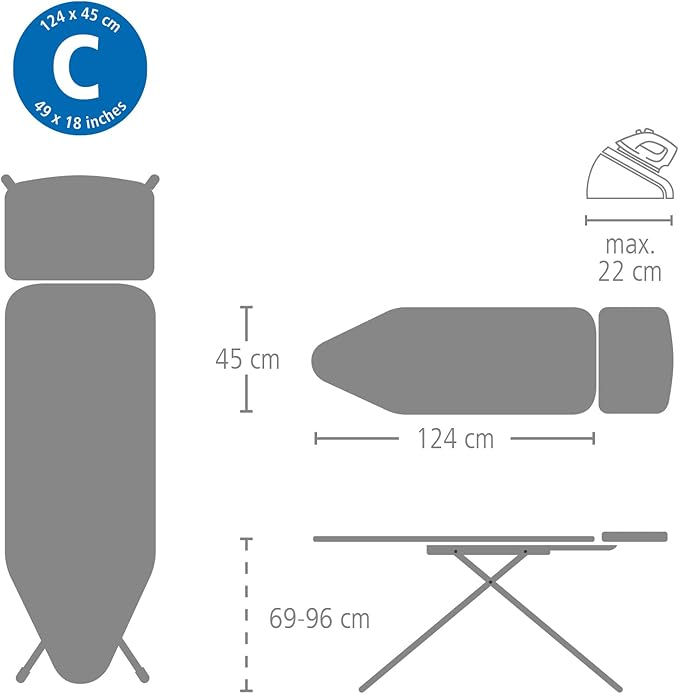 Brabantia Size C Replacement Ironing Board Cover