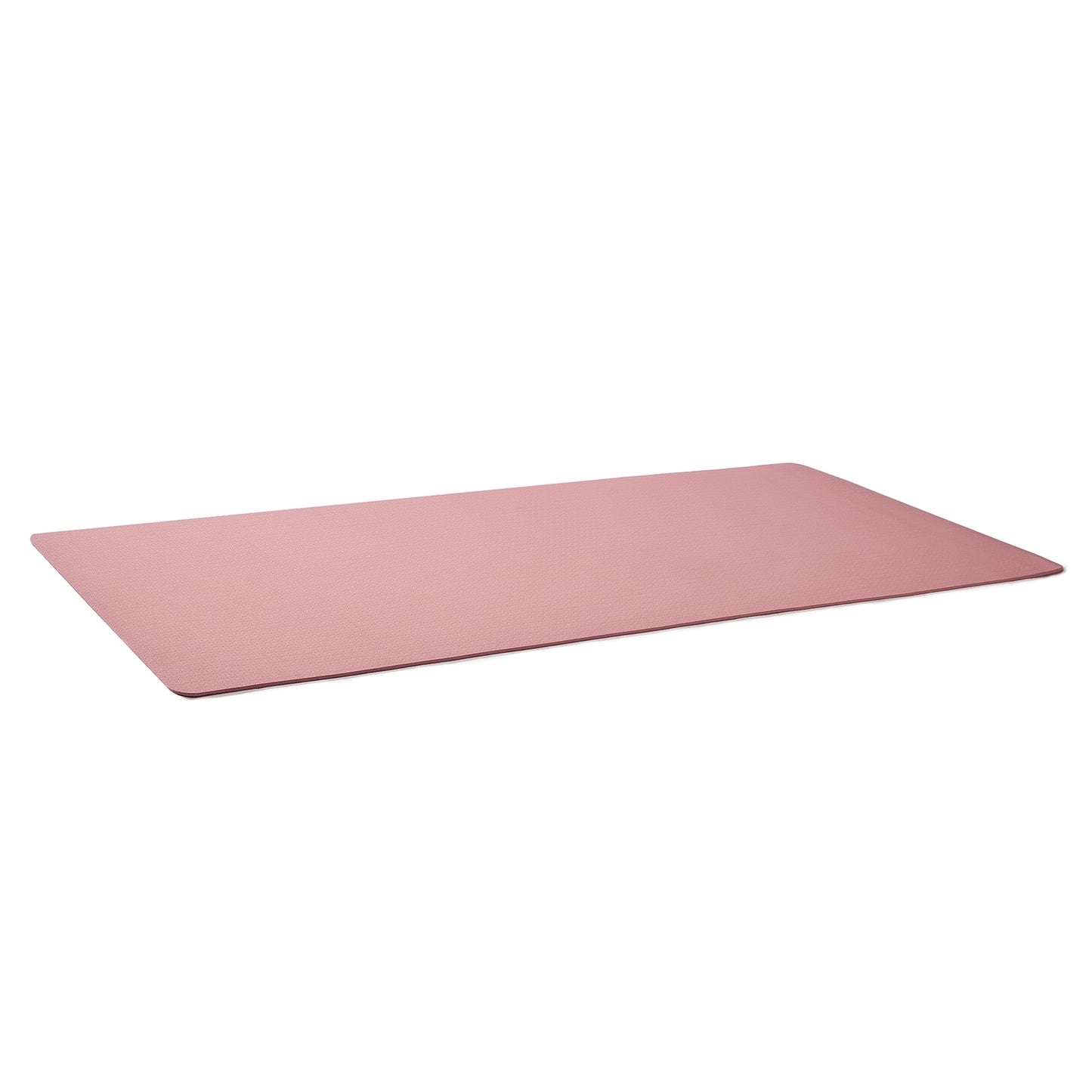 Amazon Basics 0.25-inch Thick TPE Exercise Yoga Mat with Carrying Strap, Non-Slip, 73.6" x 24", Plum