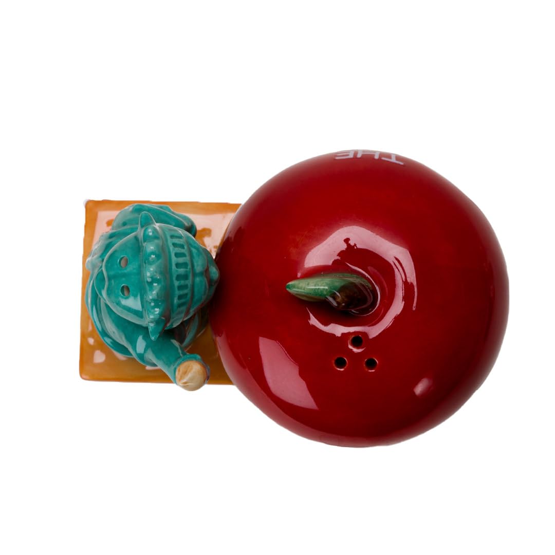 Pacific Giftware Empire State Apple and Liberty Ceramic Salt and Pepper Shakers