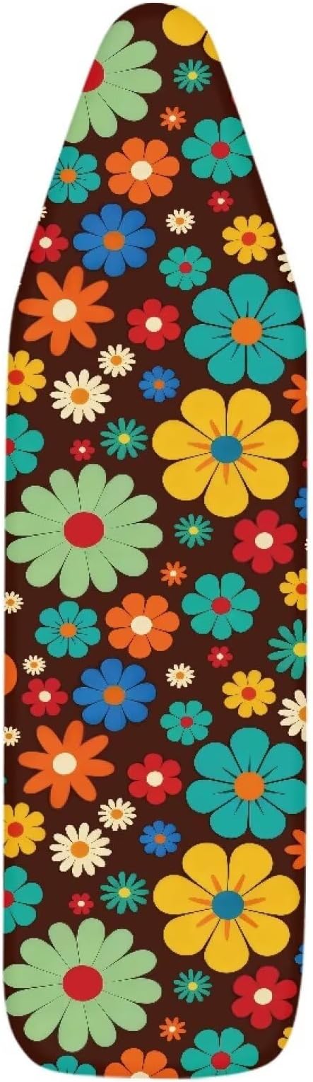 Hippie Flower Design Extra Thick Ironing Board Covers