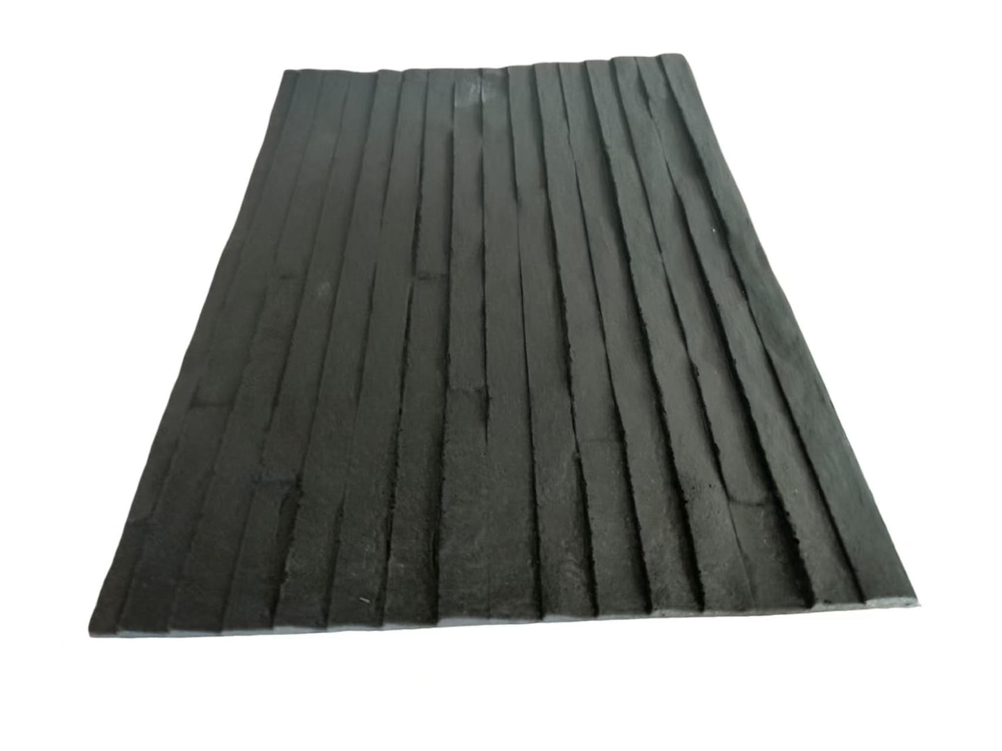 Soft Stone 3D Wall Panel,Flowing Water Stone Textured Panels,Soft Textured Concrete Wall Paneling for Interior Exterior Wall Tile Home Décor (Black Sample)