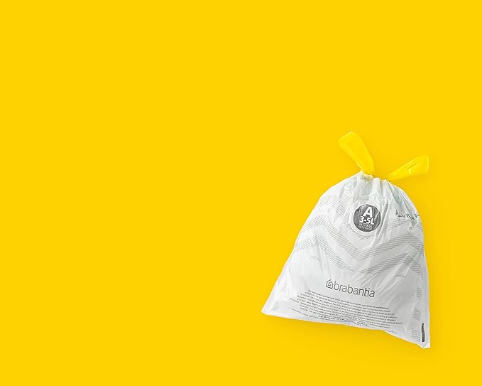 Brabantia PerfectFit Trash Bags Thick Plastic Trash Can Liners