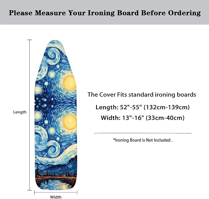 Starry Night Iron Board Cover