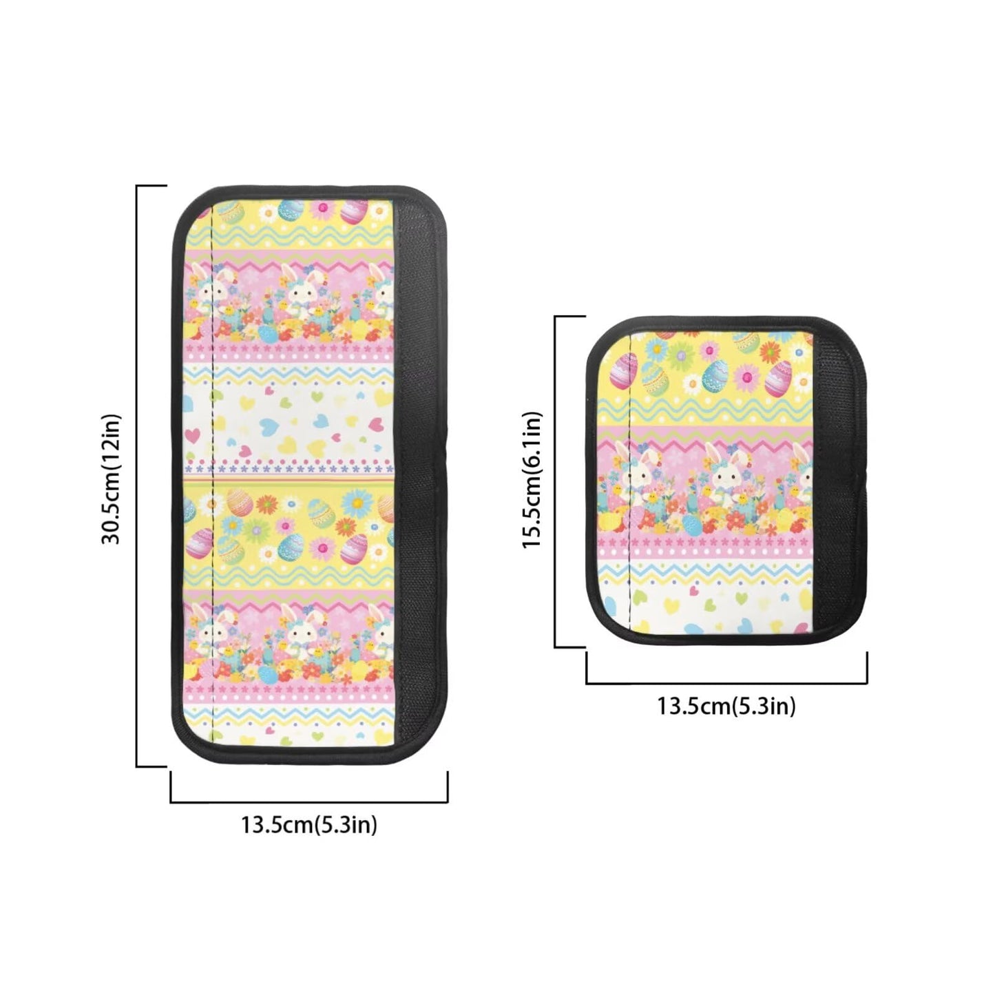 Hwzdsyxl Easter Egg Rabbit Print Refrigerator Door Handle Covers 6 Pieces Fridge Dishwasher Oven Protector Daisy Heart Print Kitchen Appliance Handle Gloves Protector for Microwave Stove Easter Decor