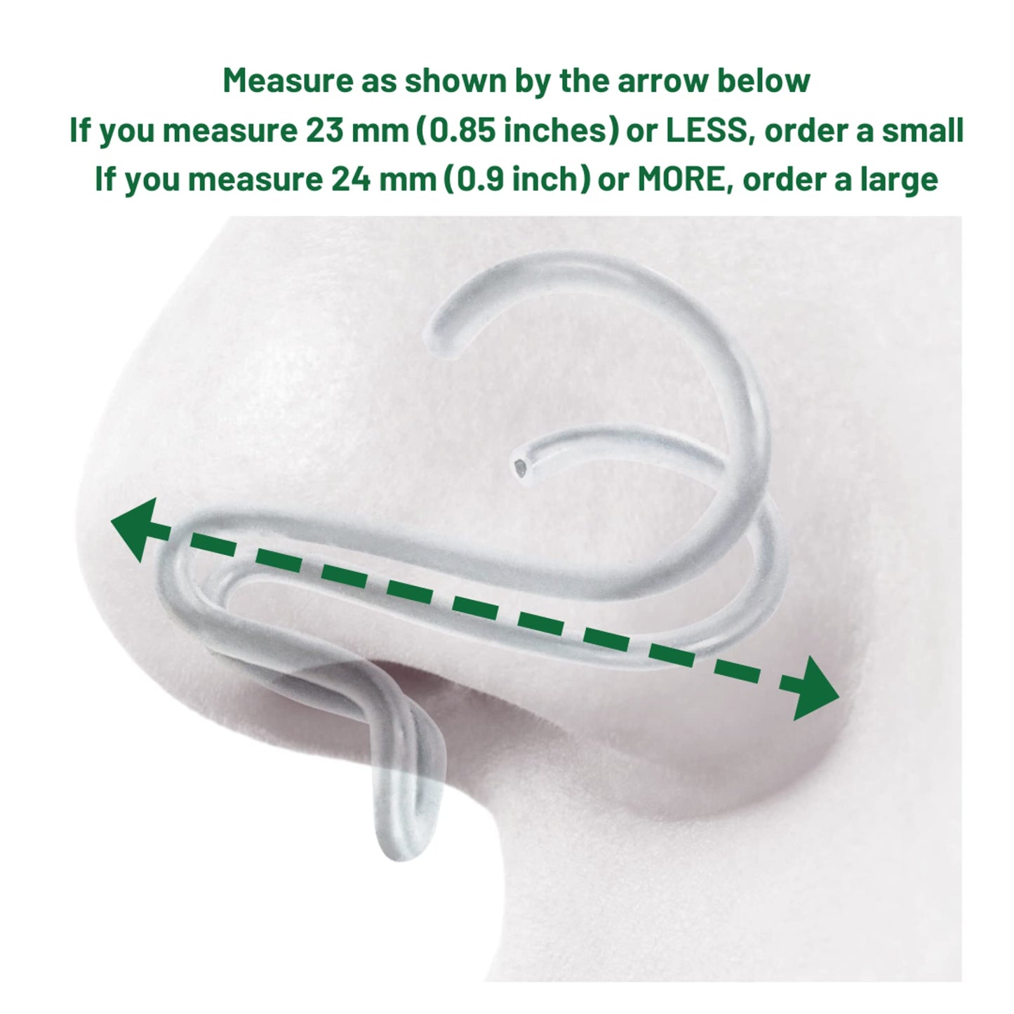 Silent Mammoth Reusable Adjustable Nasal Dilator (Small) Opens Nose to Breathe Easily