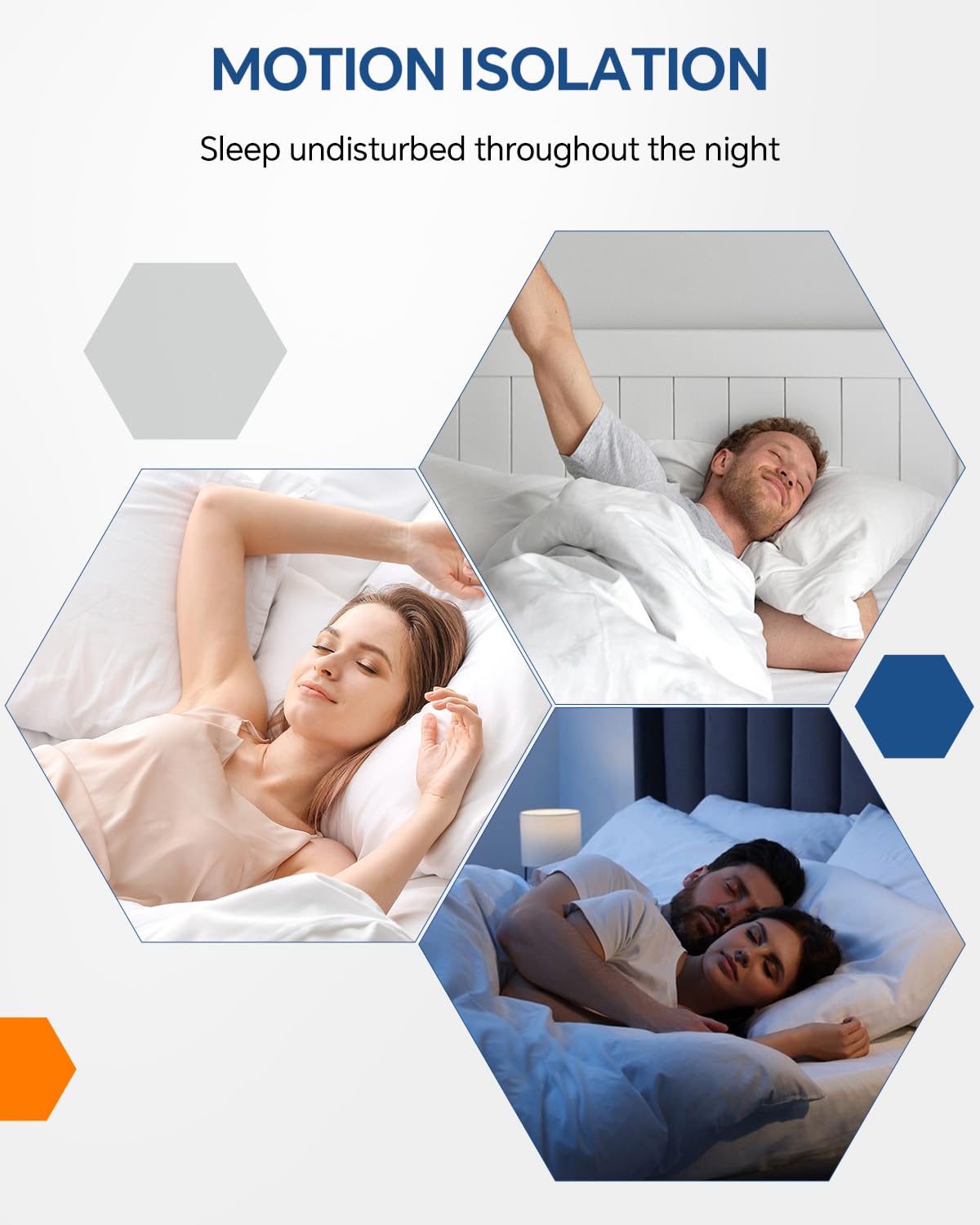 BEDELITE Dual Layer 4 Inch King Size Memory Foam Mattress Topper, 2 Inch Soft Pillow Top Mattress Pad Cover and 2 Inch Gel Memory Foam for Pressure Relief, 2-in-1 Design for Comfort & Support (Black)