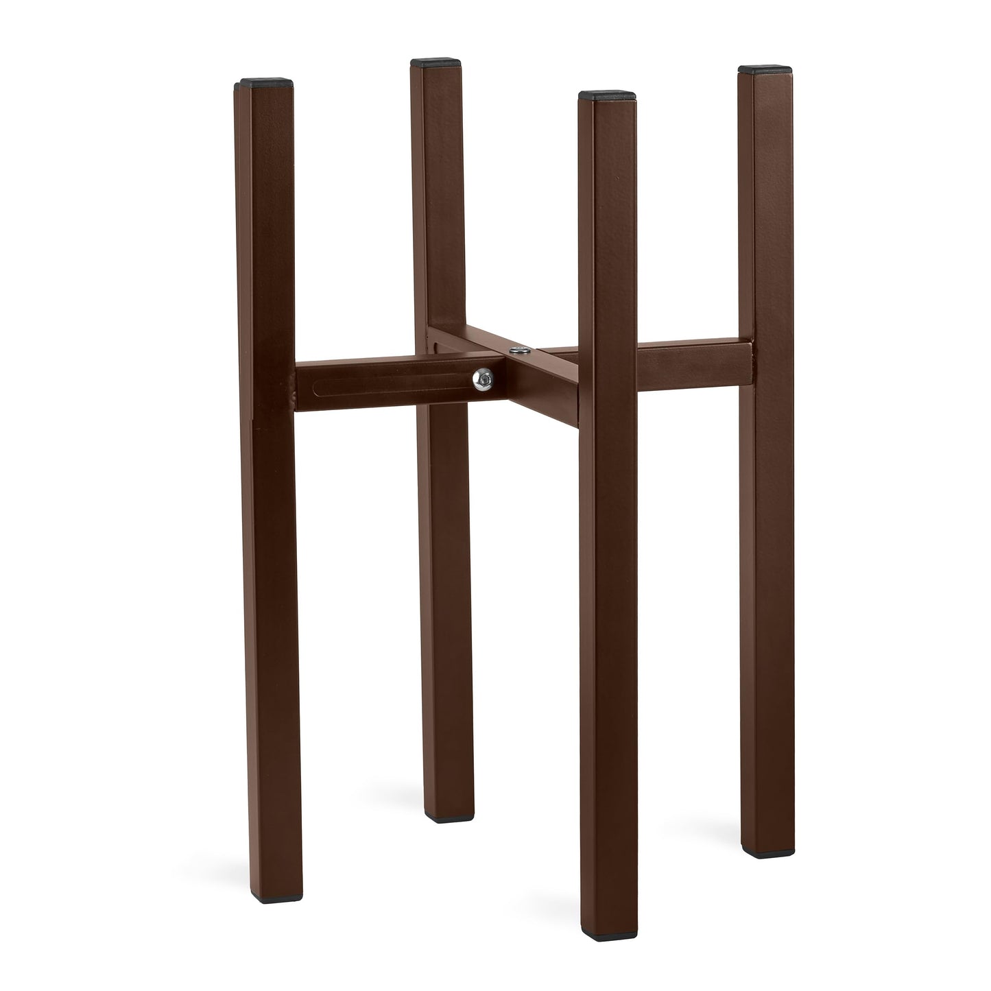 Sorbus Adjustable Metal Plant Stand – Mid Century Style Flower Pot Holder, 10 to 16 Inches Planter Stand for Modern Home Décor, Houseplants – Plant & Pot NOT INCLUDED (Brown, 1 Pack)