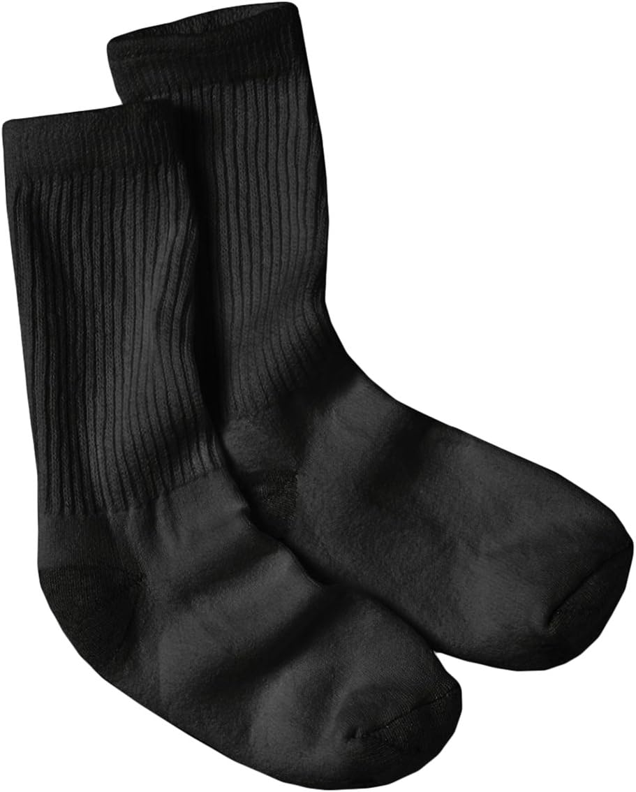 Hanes Women's Crew Socks, Cushioned Socks for Women, Moisture-Wicking, 10-Pack