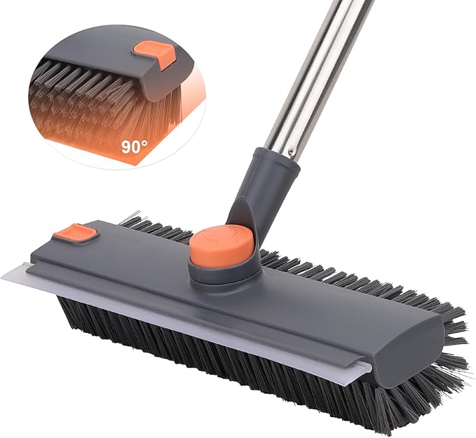 Floor Scrub Brush with 64" Long Handle