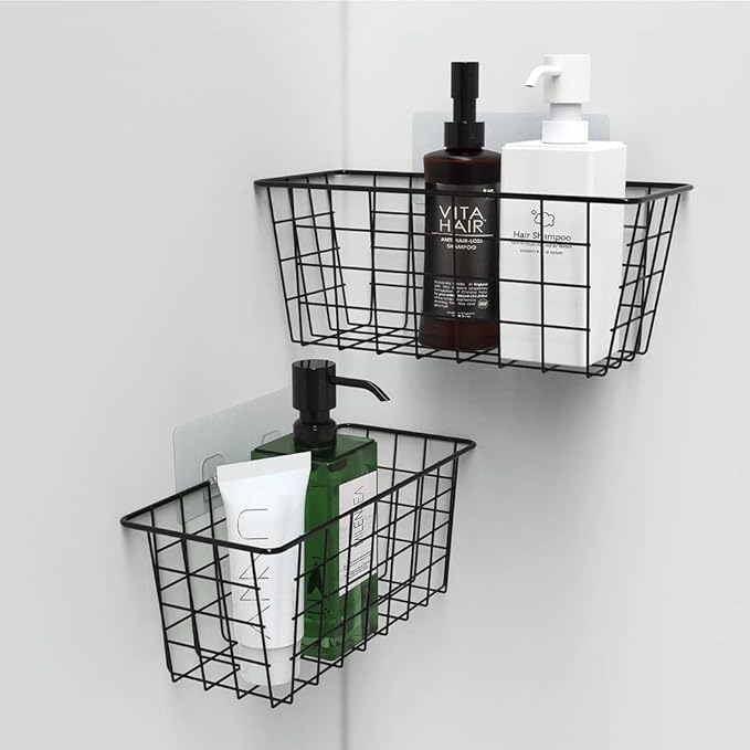 MaraFansie Hanging Kitchen Baskets Wire Storage Basket Over the Cabinet Door