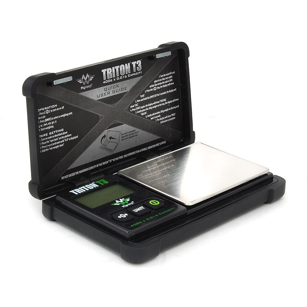 My Weigh T3 400 Triton T3 400 Gram x 0.01 Digital Pocket Scale Black