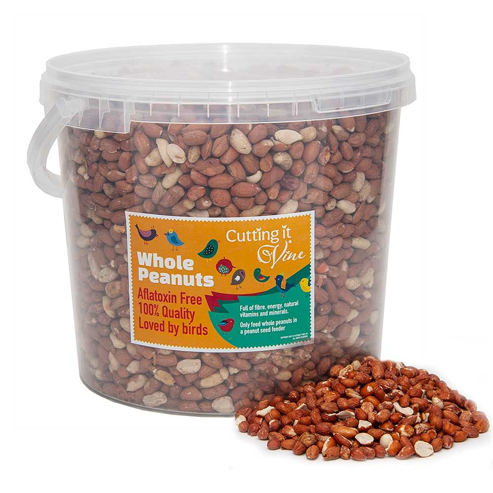 Cutting it Vine Premium Grade Peanuts for Wild Birds (5L Tub) Aflatoxin Free
