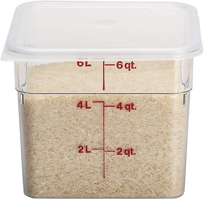 Cambro 6SFSCW135 Camsquare Food Container, Polycarbonate