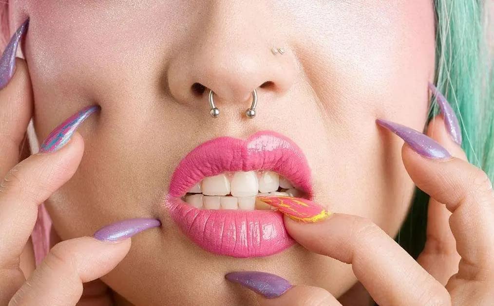 VitaCool Fake Septum Fake Nose Rings Magnetic Nose Ring Faux Septum Ring Non Piercing Jewelry for Women Men (9 Pcs-T02-Magnet)