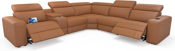 AMERLIFE Power Recliner Sectional Sofa