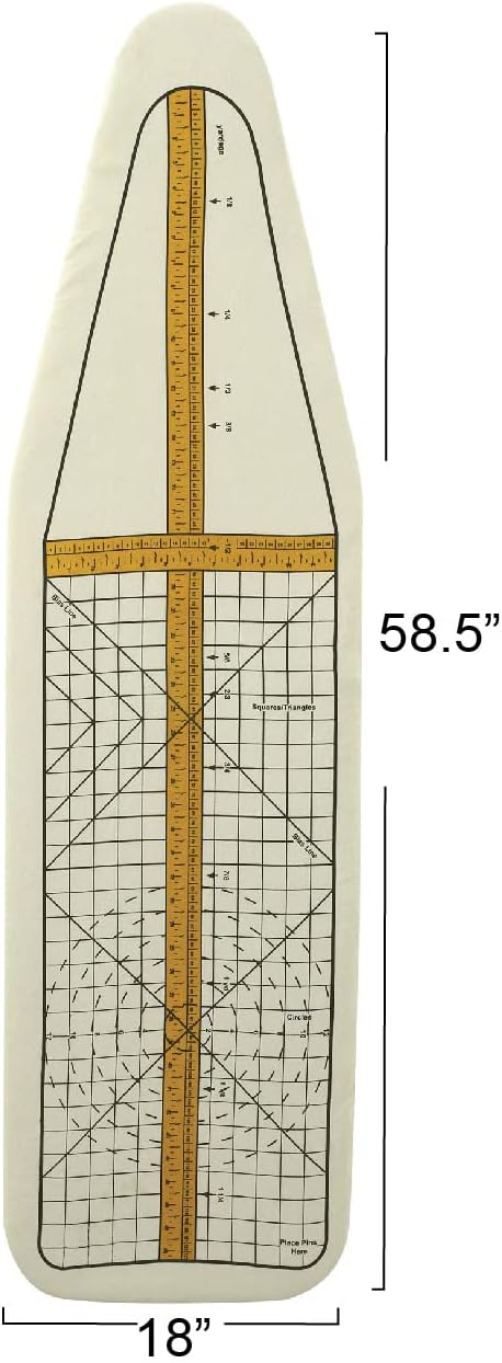 Household Essentials Deluxe Ironing Board Replacement Pad and Cover, Sewing