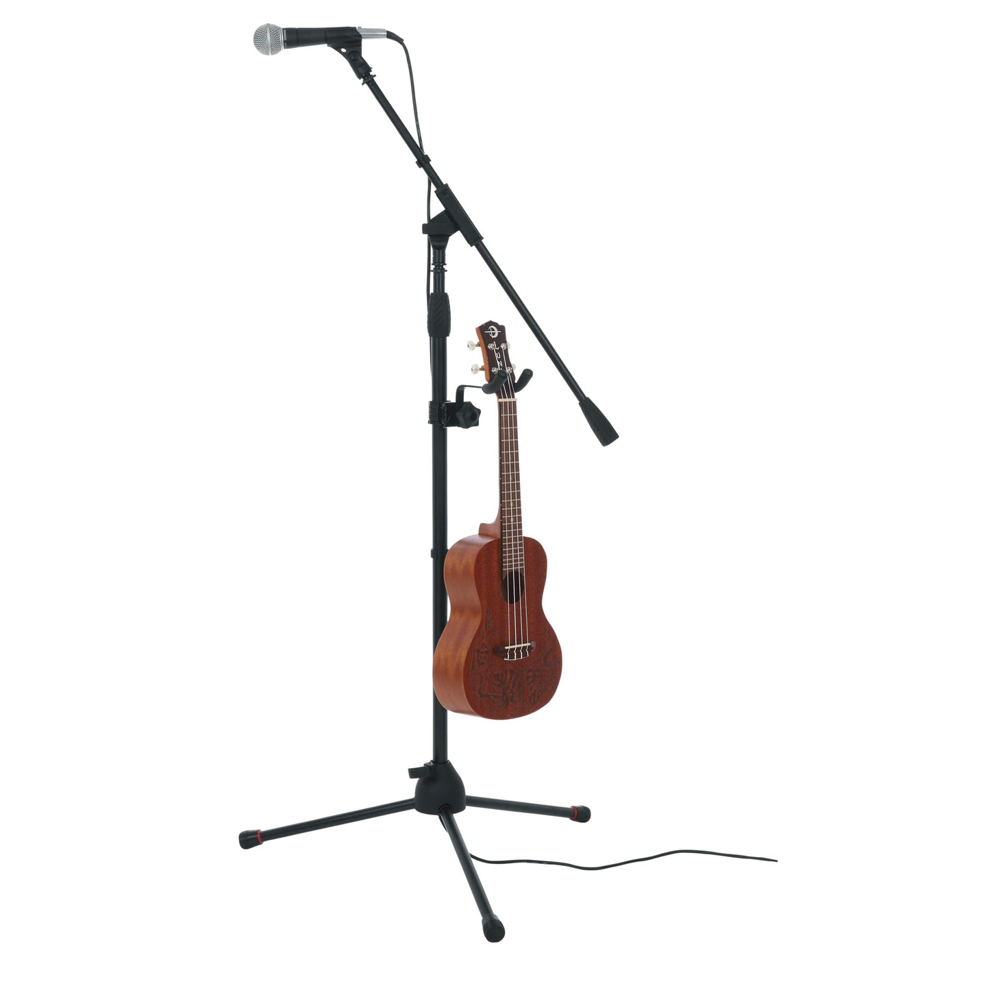 Gator Frameworks Ukulele/Mandolin Hanger Attachment for Microphone Stands (GFW-MICUKE-HNGR)