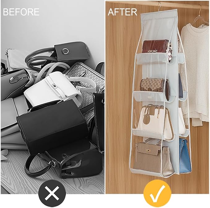 AARAINBOW 2 Packs Hanging Handbag Purse Organizer