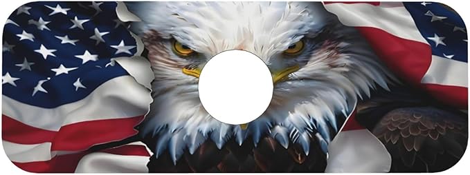 American Eagle Flag Kitchen sink faucet pad, strong water absorption, anti slip