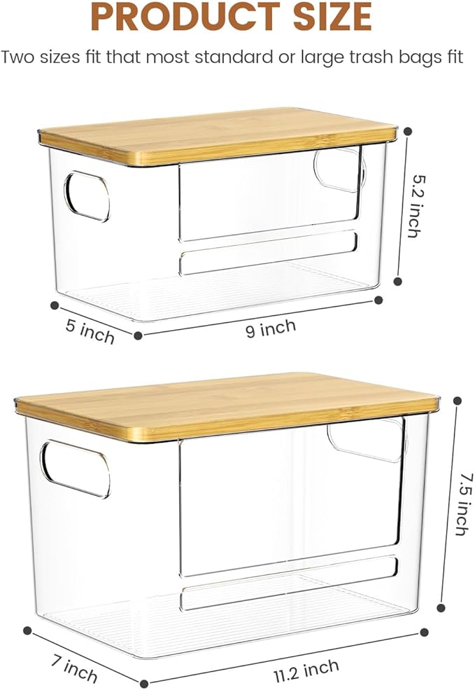 Trash Bag Dispenser 2 Pack