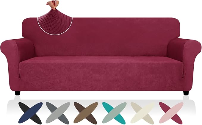 ZNSAYOTX Oversized Super Stretch Couch Cover, New Universal Sofa Covers