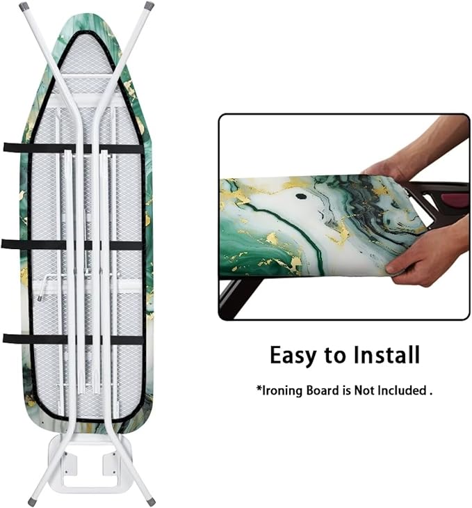 Ironing Board Cover, Elastic Edge Universal Size Fit Standard Ironing Boards