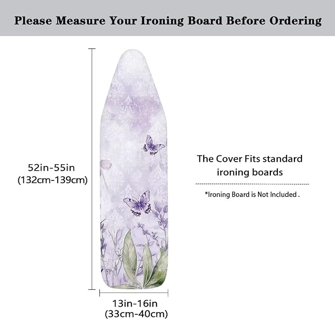 Pink Daisy Hummingbird Ironing Board Cover 15x54