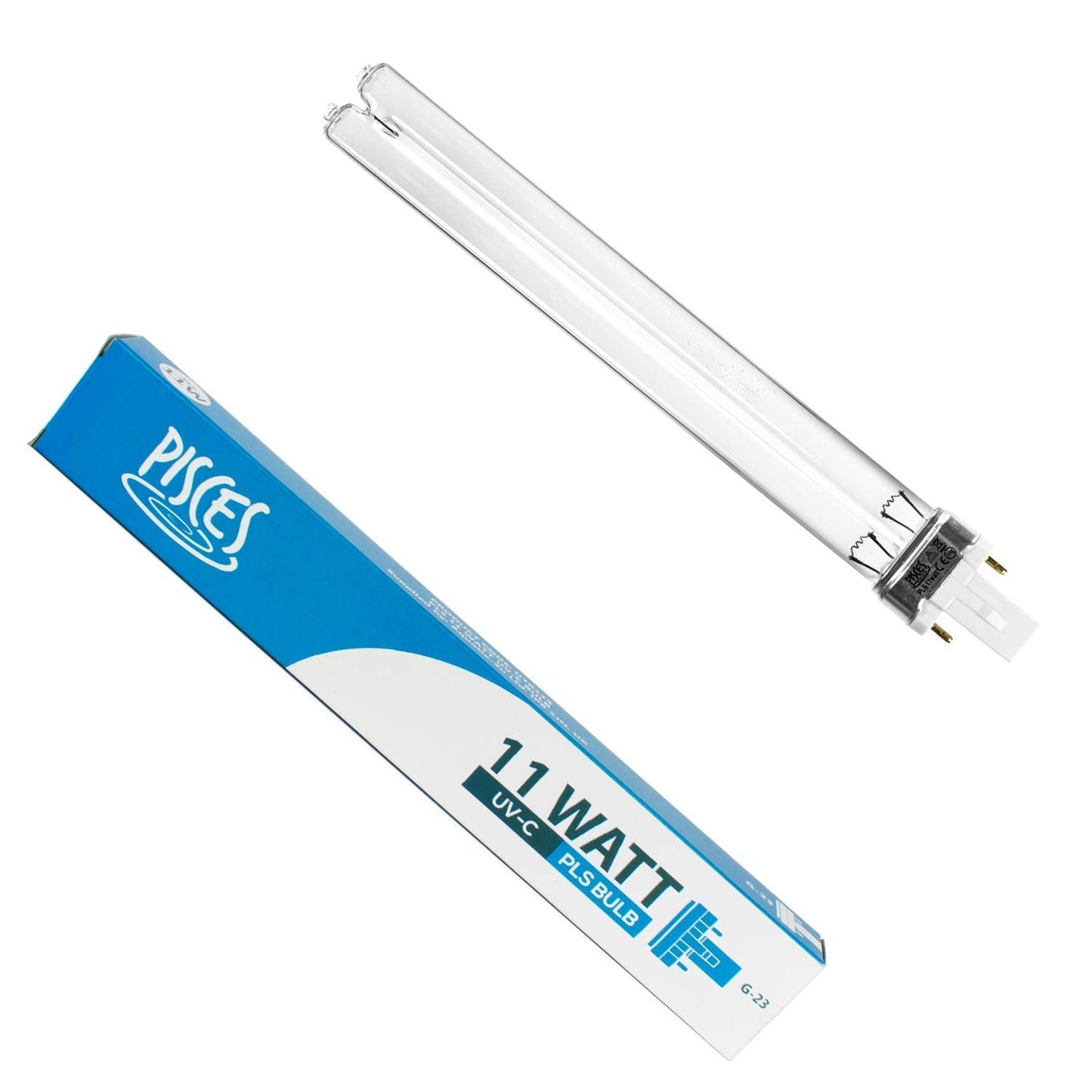 Pisces Twin Pack 11w (watt) PLS Replacement UV Bulb Lamp for Pond Filter UVC