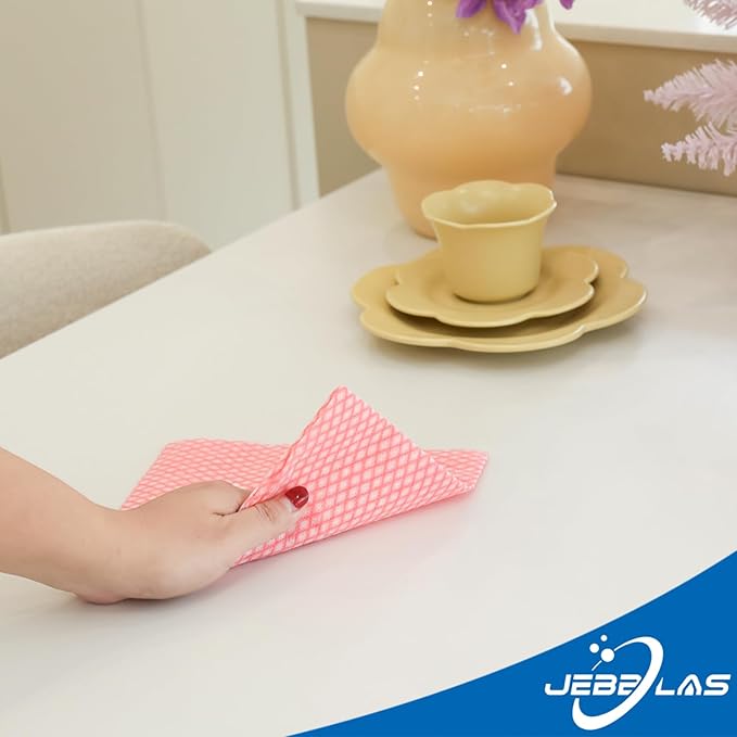 JEBBLAS Disposable Cleaning Towels and Dish Cloths, Reusable Towels, Handy