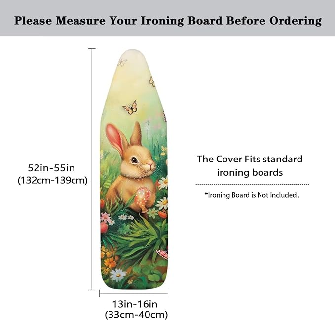 Butterfly Ironing Board Cover Rabbit Iron Board Cover Replacement Polyester