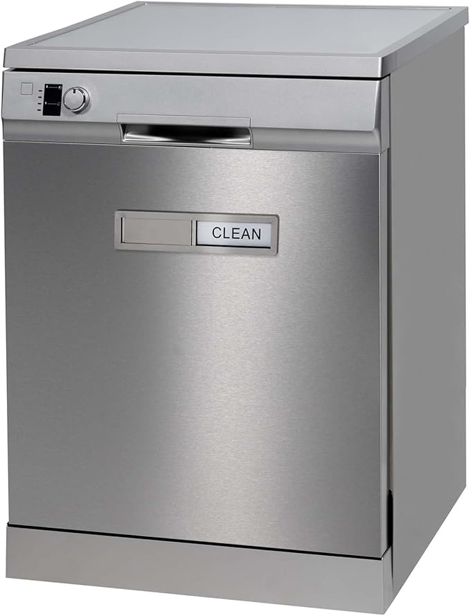 HIC Kitchen Dishwasher Clean Dirty Indicator Magnet, 18/8 Stainless Steel