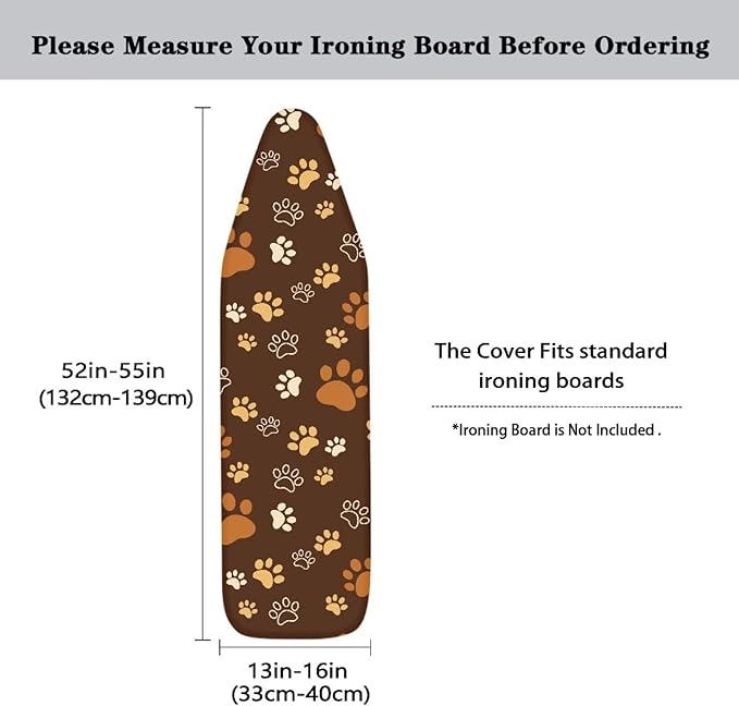 Dog Paw Print Ironing Board Cover