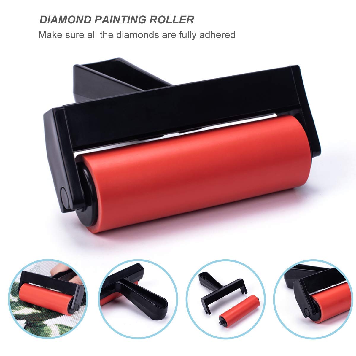 22 Pieces 5D Diamonds Painting Tools and Accessories Kits with Diamond Painting Roller and Diamond Embroidery Box for Adults or Kids