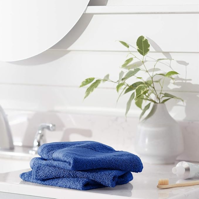 Amazon Basics Cotton Washcloths