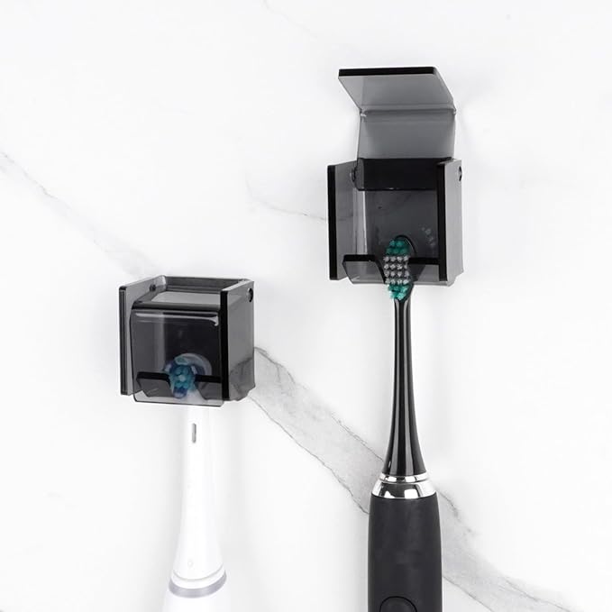 2 PCS Toothbrush Holder Wall Mounted