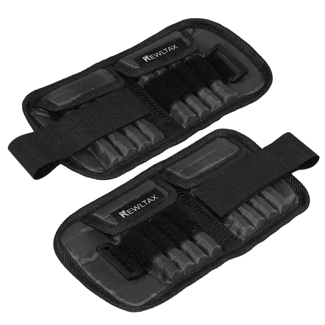 Pair of Adjustable Ankle/Wrist Weights Can Be Adjusted Weight Size - 2 x Weight Wraps Leg and Hand Weights For Walking Running Exercises - Adjustable Weights (2-LB Each (4-LB Total))