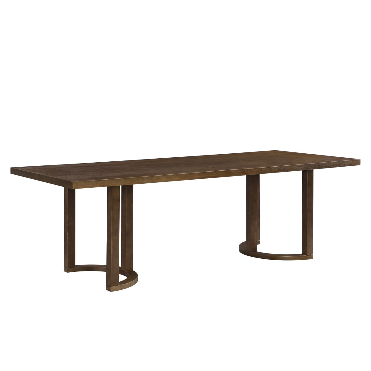 Christopher Knight Home Evat 95 Inch Dining Table for 6-8 People, Modern Kitchen Table with U-Shaped Legs, Large Wooden Rectangular Farmhouse Dinner Furniture for Dining Room, Home Office, Walnut