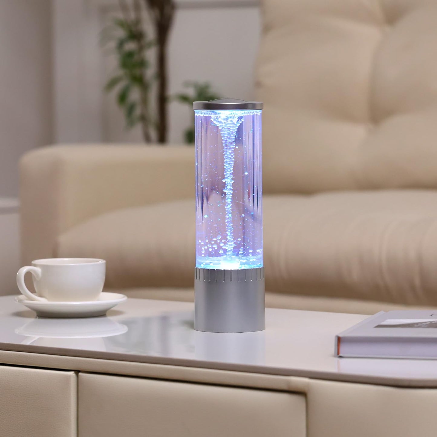 MOONSAY Tornado Lamp - Twister Hurricane Light - USB Powered Water Vortex Desk Lamp - Mood Light for ADHA & Autism Children Home Deco Chriestmas Gifts