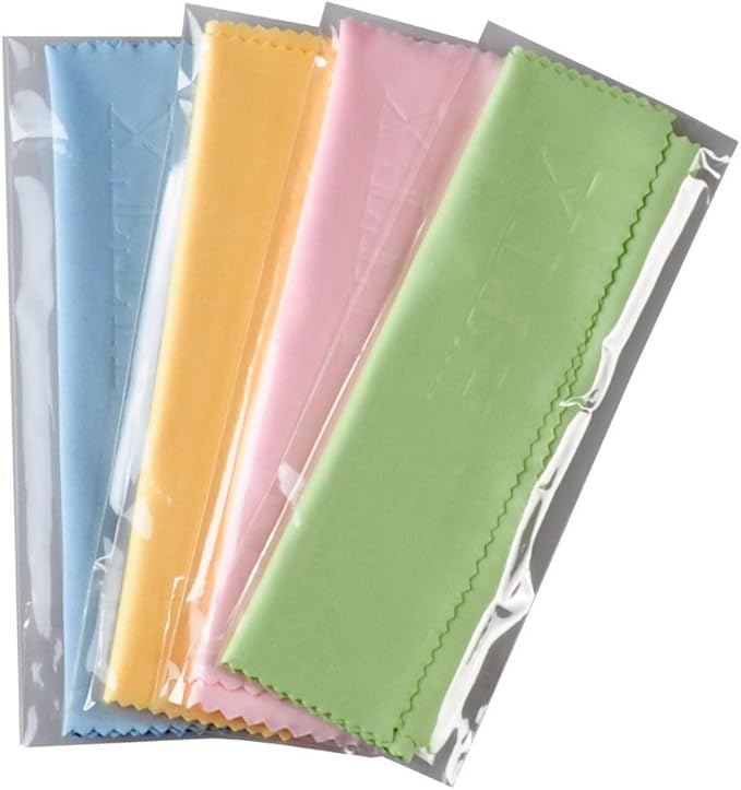 Microfiber Screen Cleaning Cloths, HTTX 4-Pack 6 x 7 inches