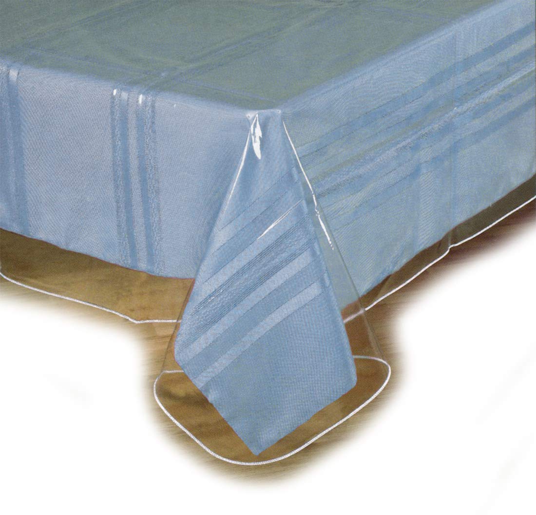 (150cm x 300cm) - Clear Plastic Tablecloth Protector, Table Cloth Vinyl (150cm x 300cm)