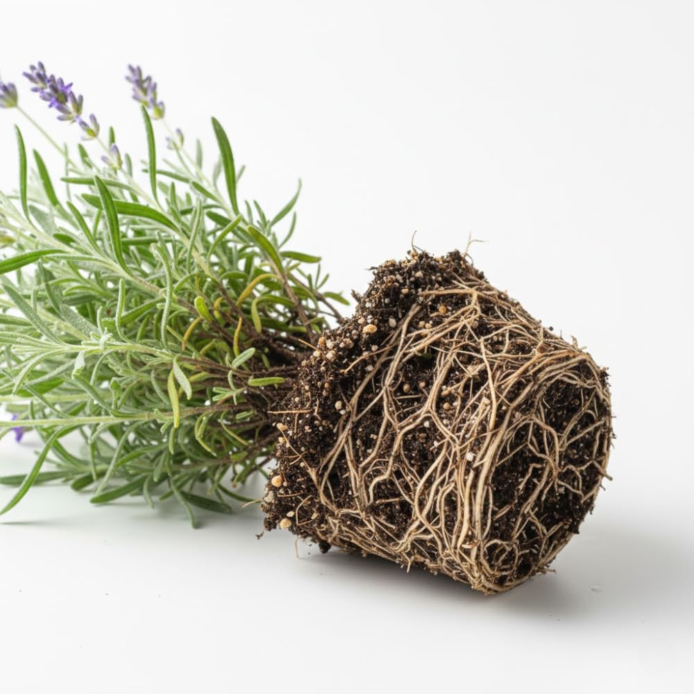 2 French Lavender Plants Live Outdoor Indoor, in 4" Pots, Cold Hardy Fragrant Perennial Herb for Garden and Landscape, 4-8 Inch Tall