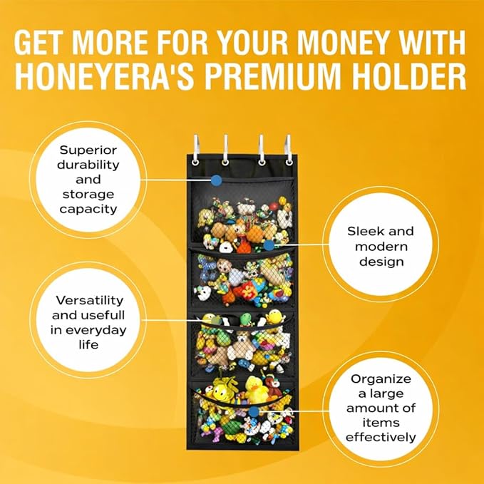 Honeyera The Original Stuffed Animal Storage