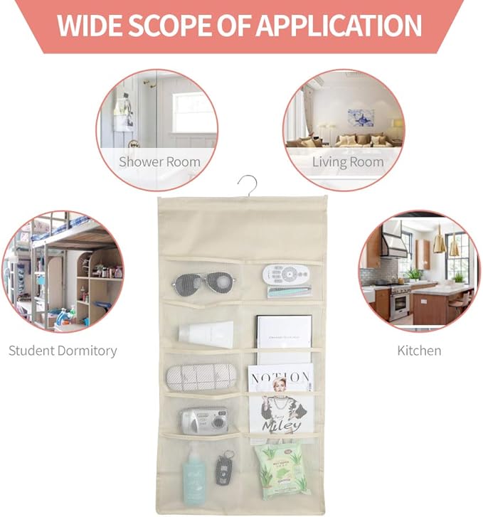 Bseash Enlarged Closet Hanging Bra Organizer