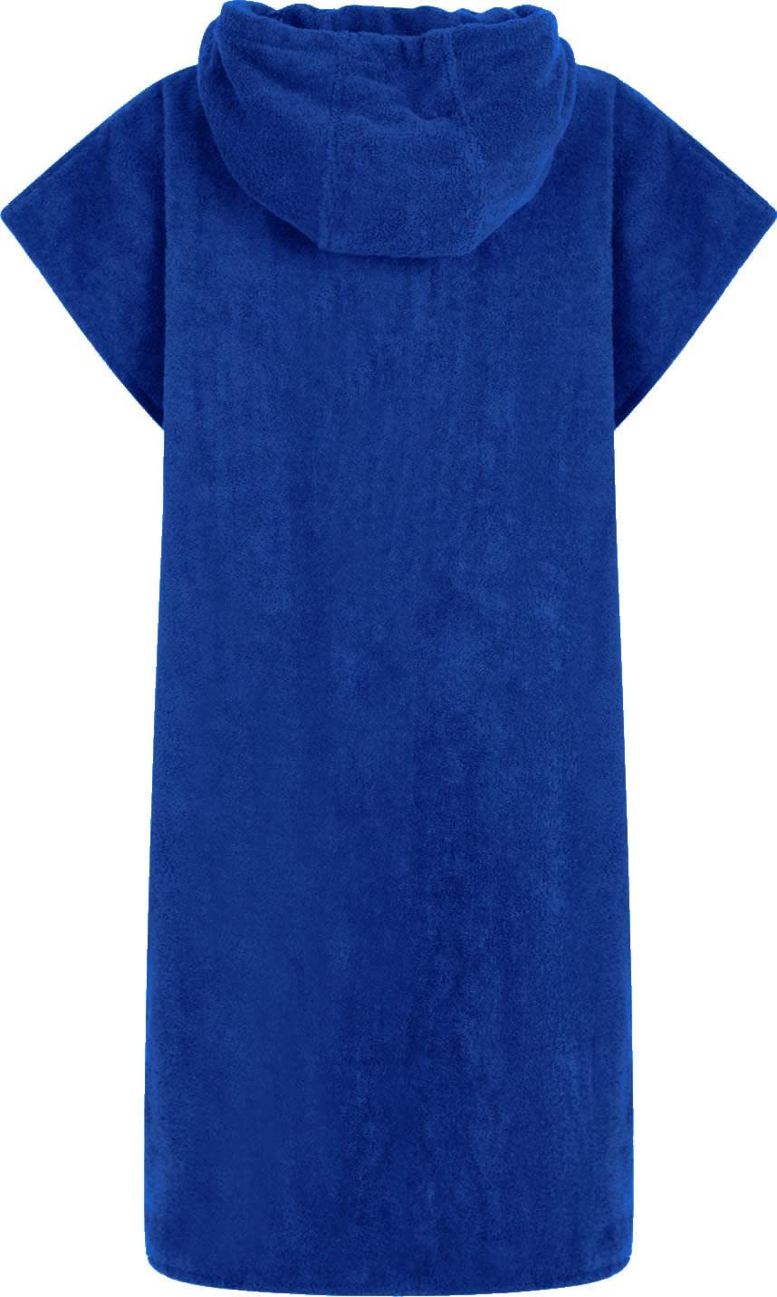 Adore Childrens Hooded 100% Cotton Changing Robe with Pocket Beach Terry Towelling Poncho Towel Swimming Surf (Royal Blue, Age 10-13)
