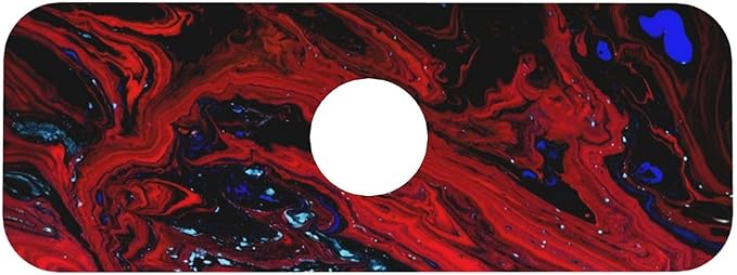 Red marble Kitchen sink faucet pad, strong water absorption, anti slip