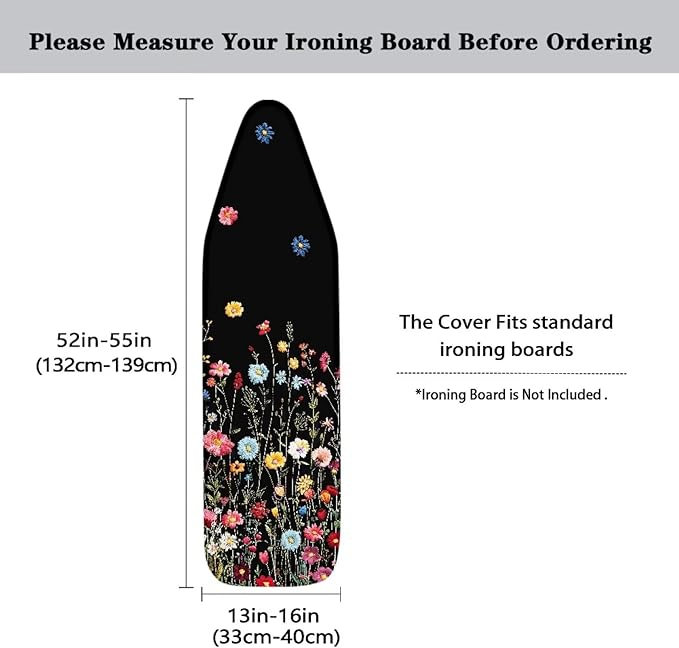 Colorful Floral Iron Board Cover