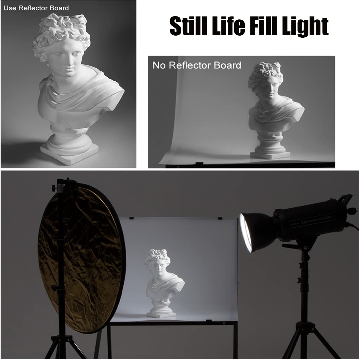 Godox SK400IIV 400Ws Photo Studio Strobe Flash Light Kit,GN65 2.4G X System,Bowens Mount with 10W LED Modeling Lamp,Tripod Stand,Softbox,Reflector for Wedding,Portrait,Fashion,Product Photography